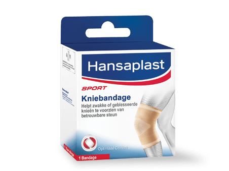 Verpakking van een kniebandage - Hansaplast