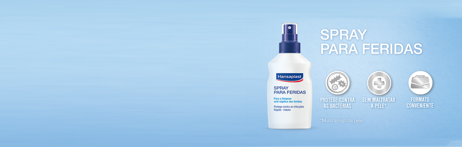 limpeza das feridas hansaplast