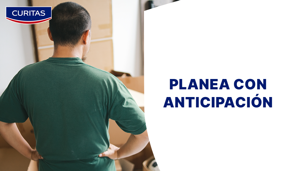 Planea con anticipación