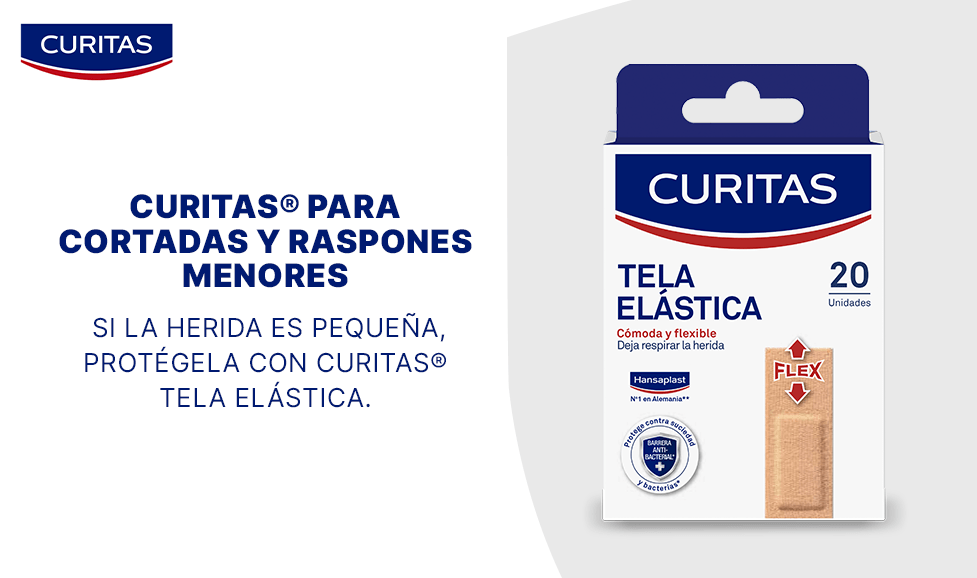 Curitas para cortadas y raspones menores