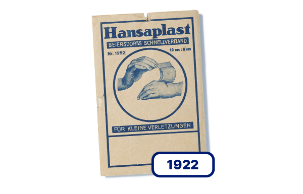 Curitas 100 años: Primeros y esos con relleno para heridas Hansaplats