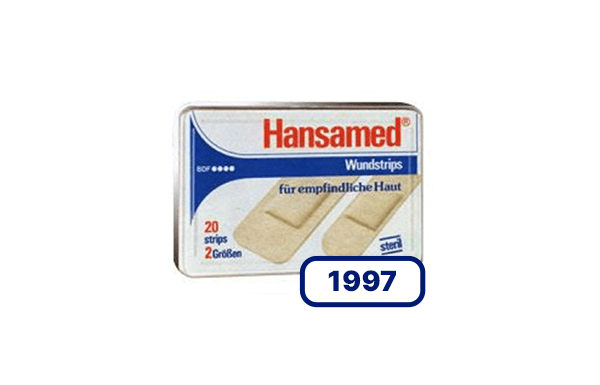 Curitas 100 años: Hansaplast, esparadrapo para piel sensible
