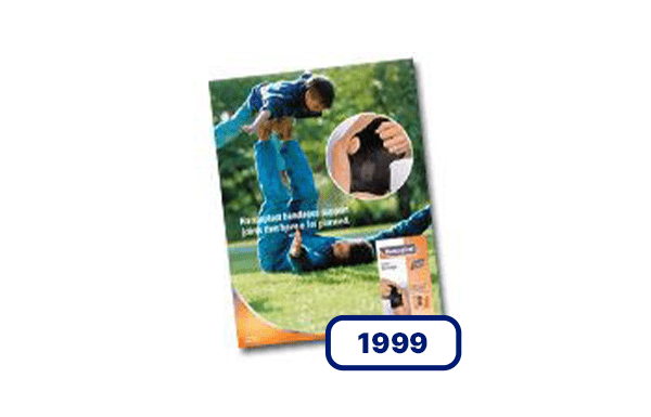 Curitas 100 años: Primeros vendajes articulares Hansaplast