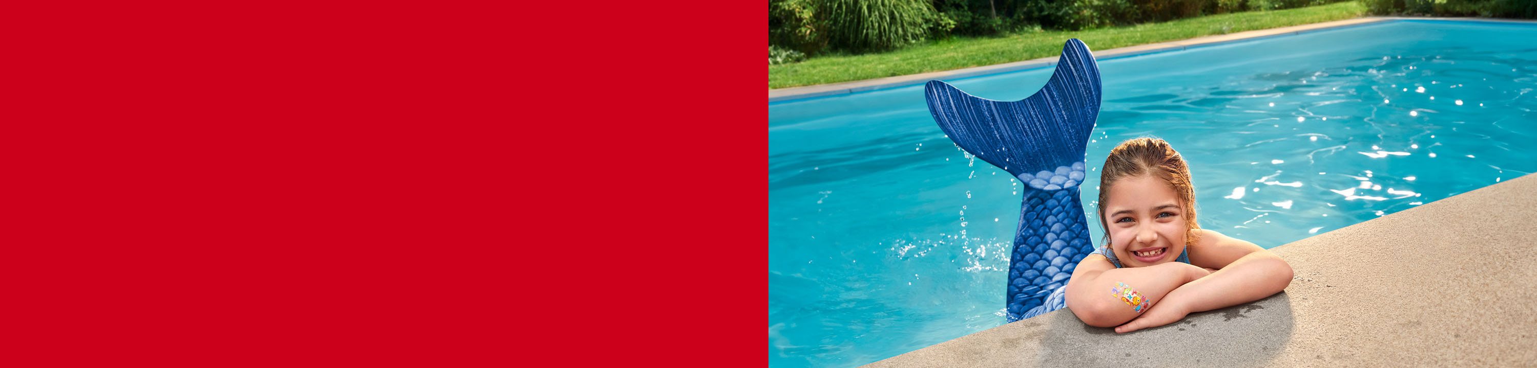 Girl in swimming pool