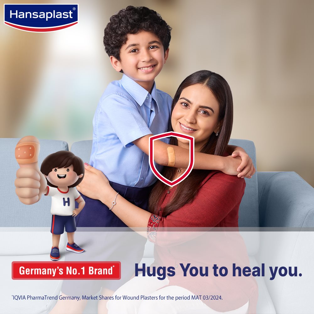 Hansaplast Antiseptic Elastic Bandage | Covered Wounds Heal Better | Blocks 99% of Bacteria | 3X Stretchable | Water Repellant | Adapts to Body Movement | For Wound Cuts , Scrapes and Finger Cuts | First Aid Essential