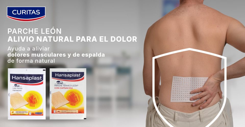 Curitas® Parche León – Alivio natural para el dolor