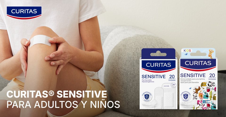 Curitas Sensitive para adultos y niños