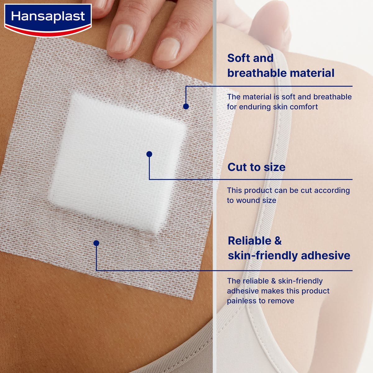 Hansaplast Wide Area Fixation - For Fixation of Dressings, Wound Pads and  Medical Equipment