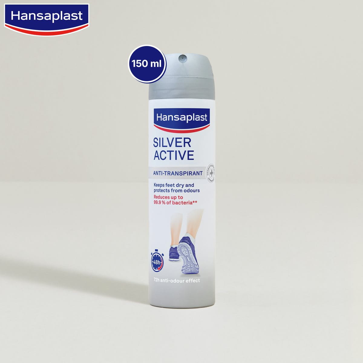 Hansaplast Silver Active Anti-Transpirant Foot Spray