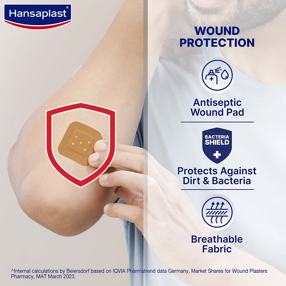 Antiseptic adhesive wound pad
