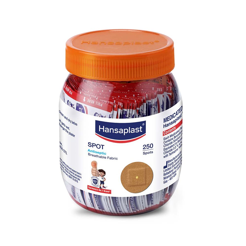 Hansaplast Spot Plaster 250 Strips Jar