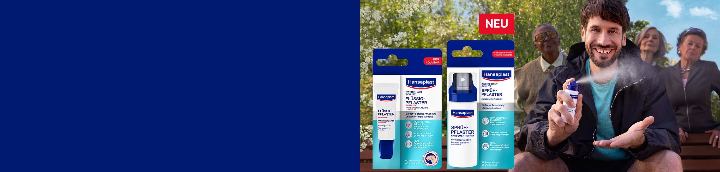 Hansaplast Zweite Haut Sprühflaster