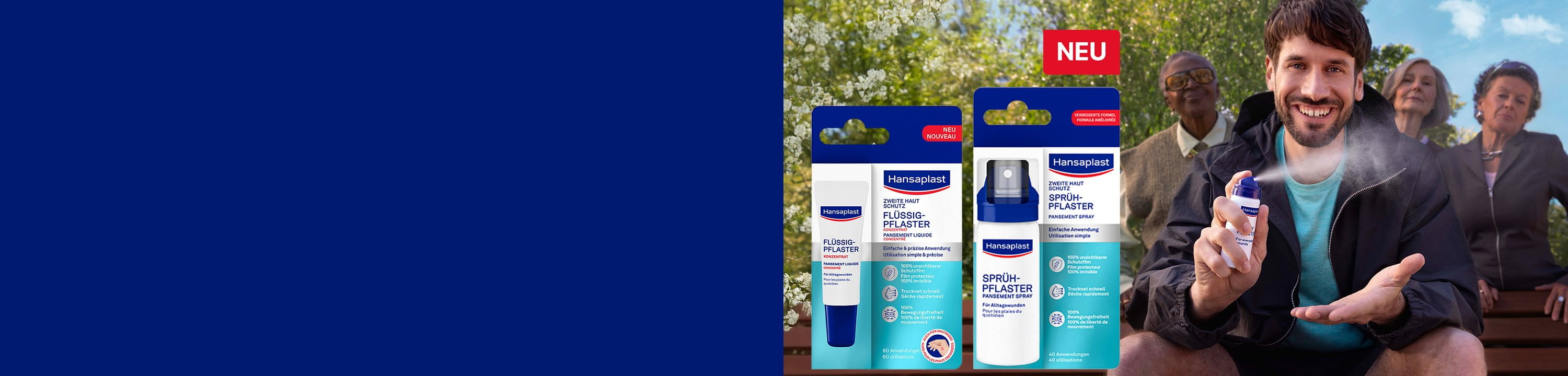 Hansaplast Zweite Haut Sprühflaster