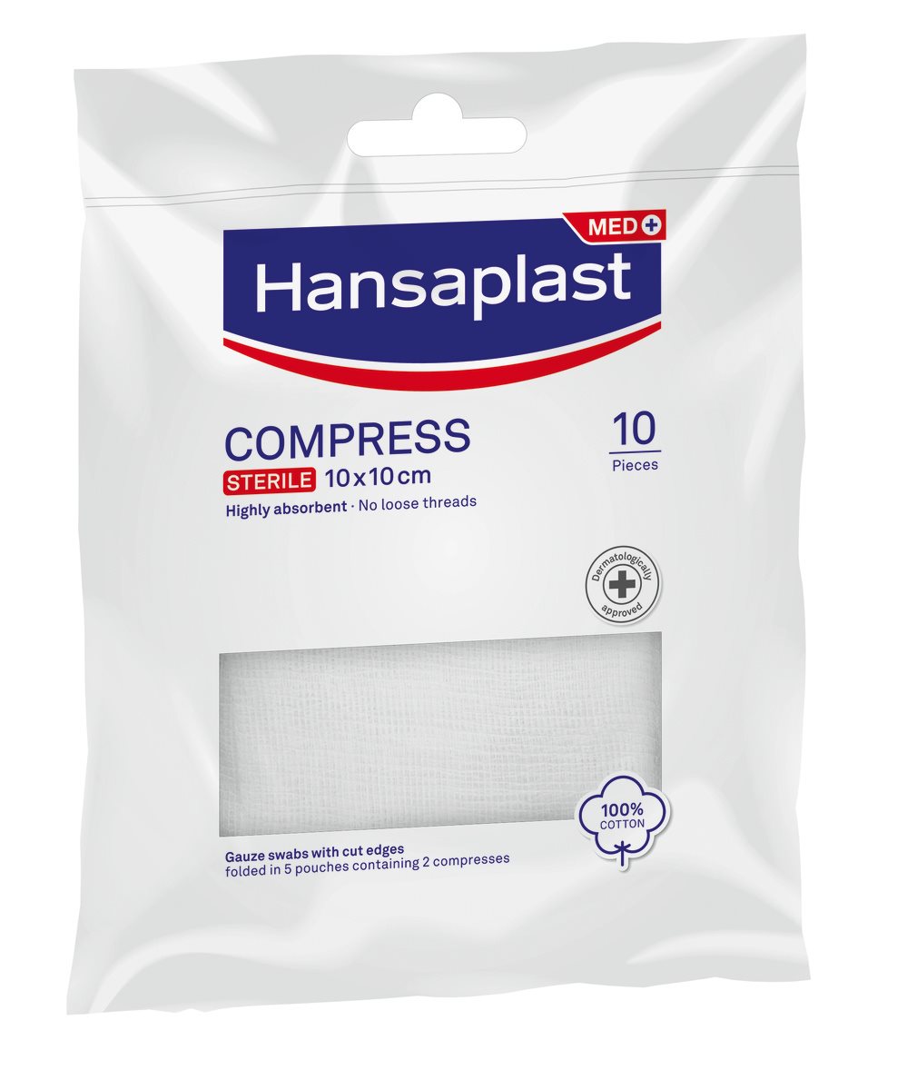 Compressas Esterilizadas - Cuidado de Feridas | Hansaplast