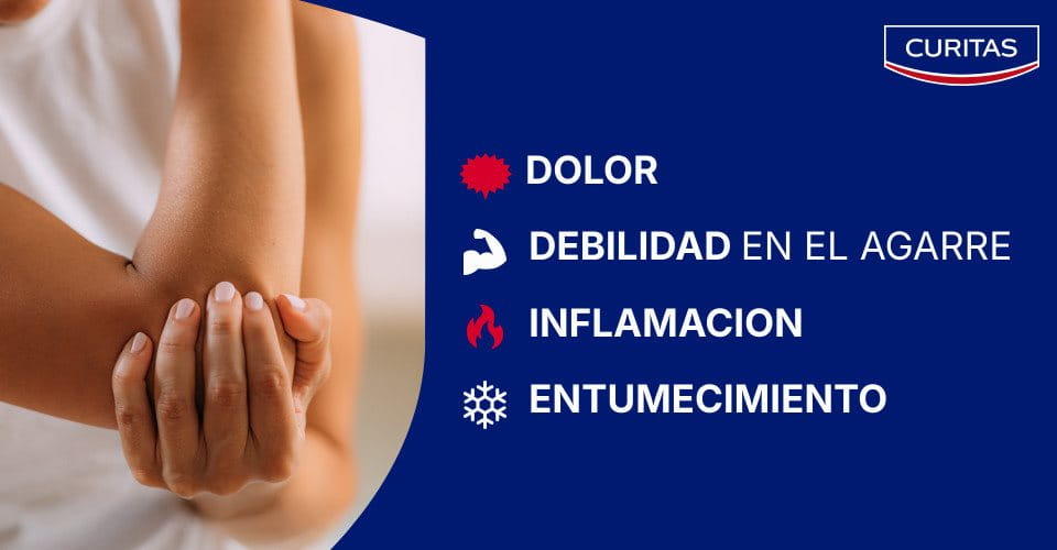 Sintomas de codo de tenista