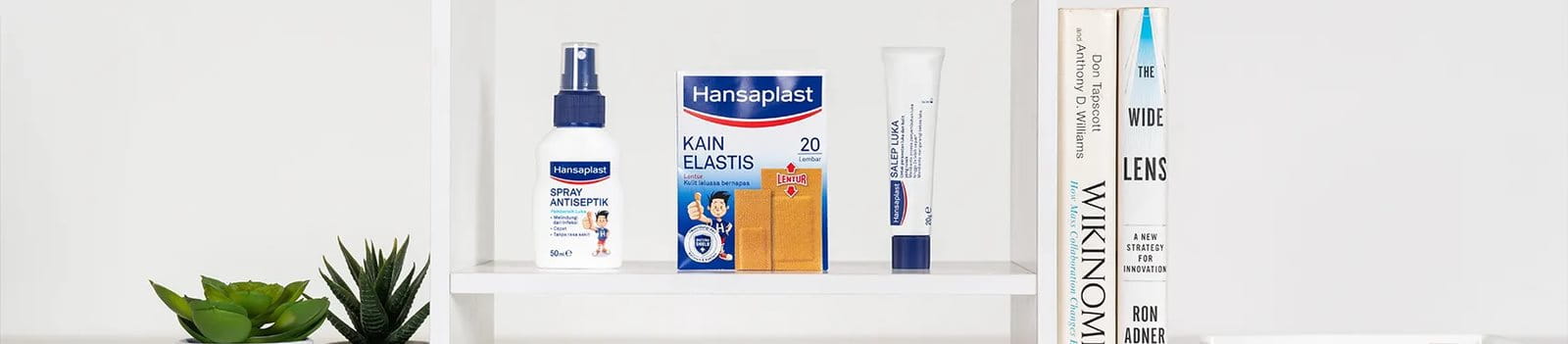 Rangkaian produk Hansaplast untuk cegah infeksi pada luka