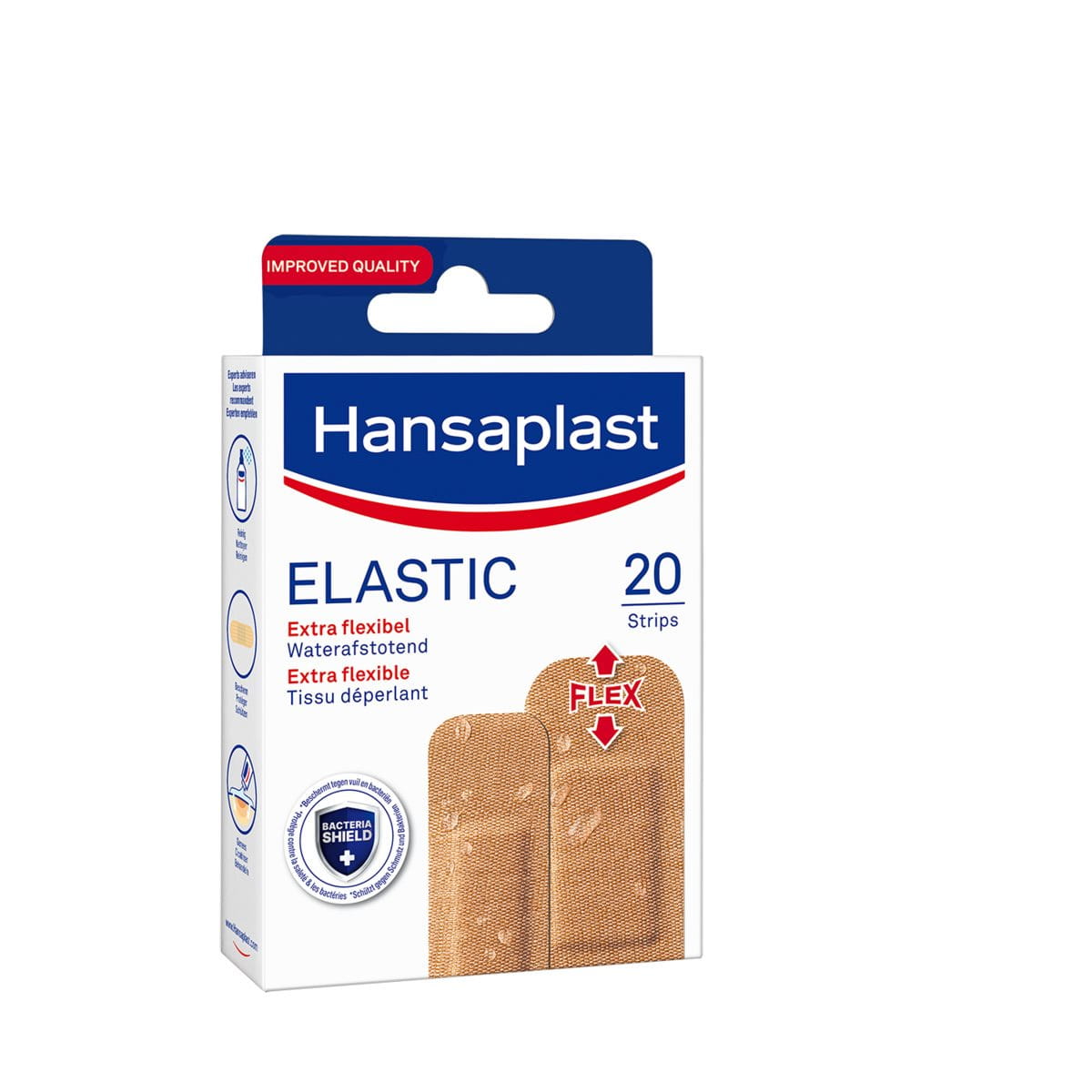HANSAPLAST ELASTIC - Pansement Élastique 1m X 8cm Pour Plaies Et Articulations